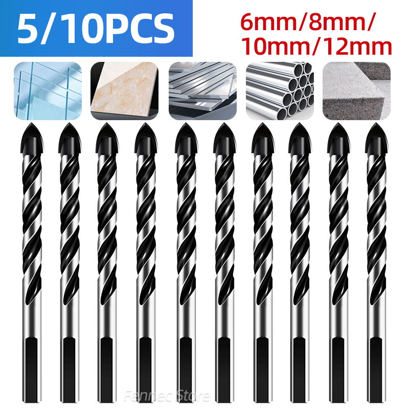 Power Tools Kobalt - 6-12 Mm Triangular Drill Set Bit