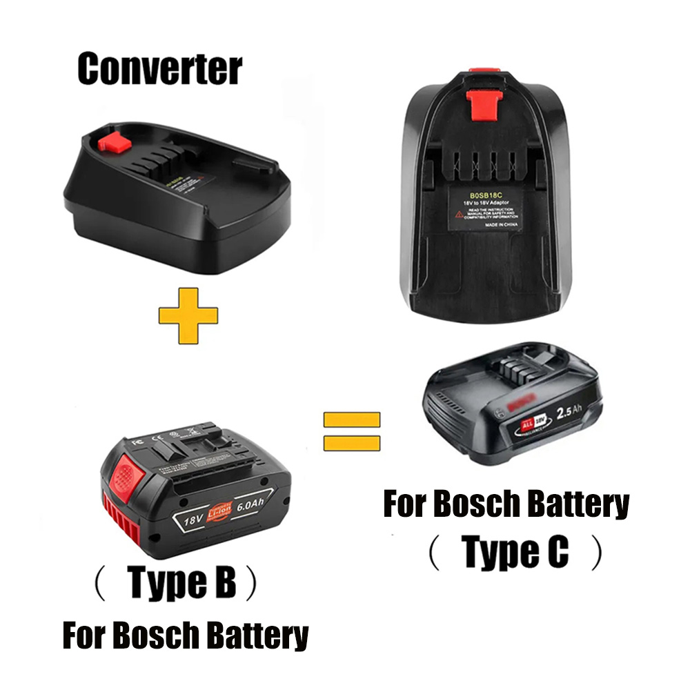 Power Tools Green - Battery Adapter Use For Bosch 18V