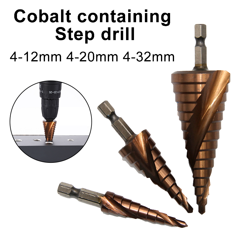 Power Tools Kobalt - 4-12/4-20/4-32mm M35 cobalt containing step drill