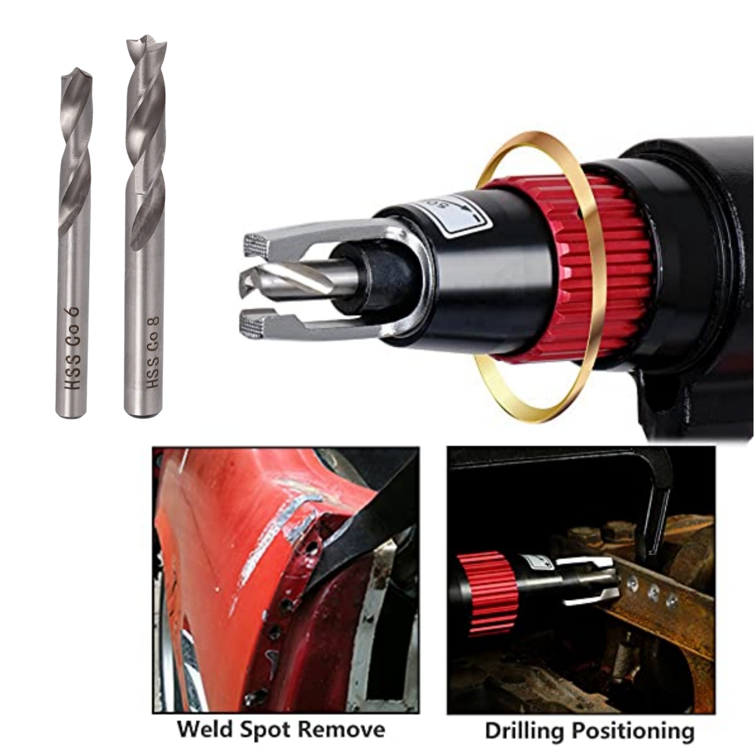 1/2pcs 6/8mm HSS CO Spot Weld  - Power Tools Kobalt 评论和价格