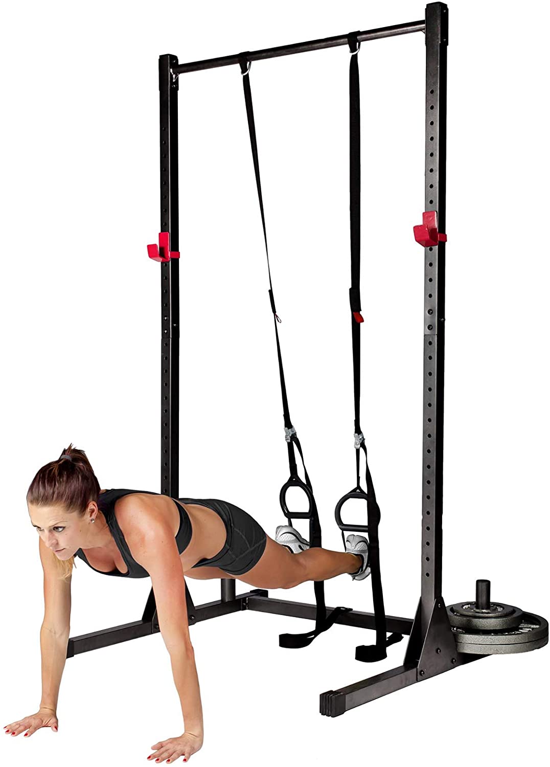 Adjustable Squat Rack Gym Squa - Power Tools Training 评论和价格