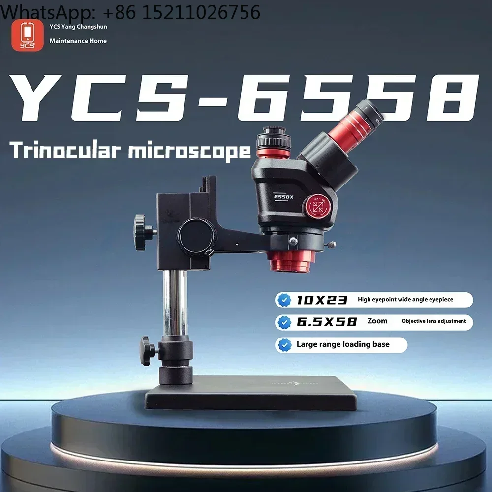 YCS 6558S HD Trinocular Micros - Power Tools Zoom 评论和价格