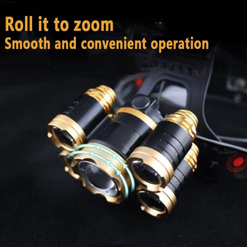 5LED T6 Head Lamp Zoom Flashli - Power Tools Zoom 评论和价格