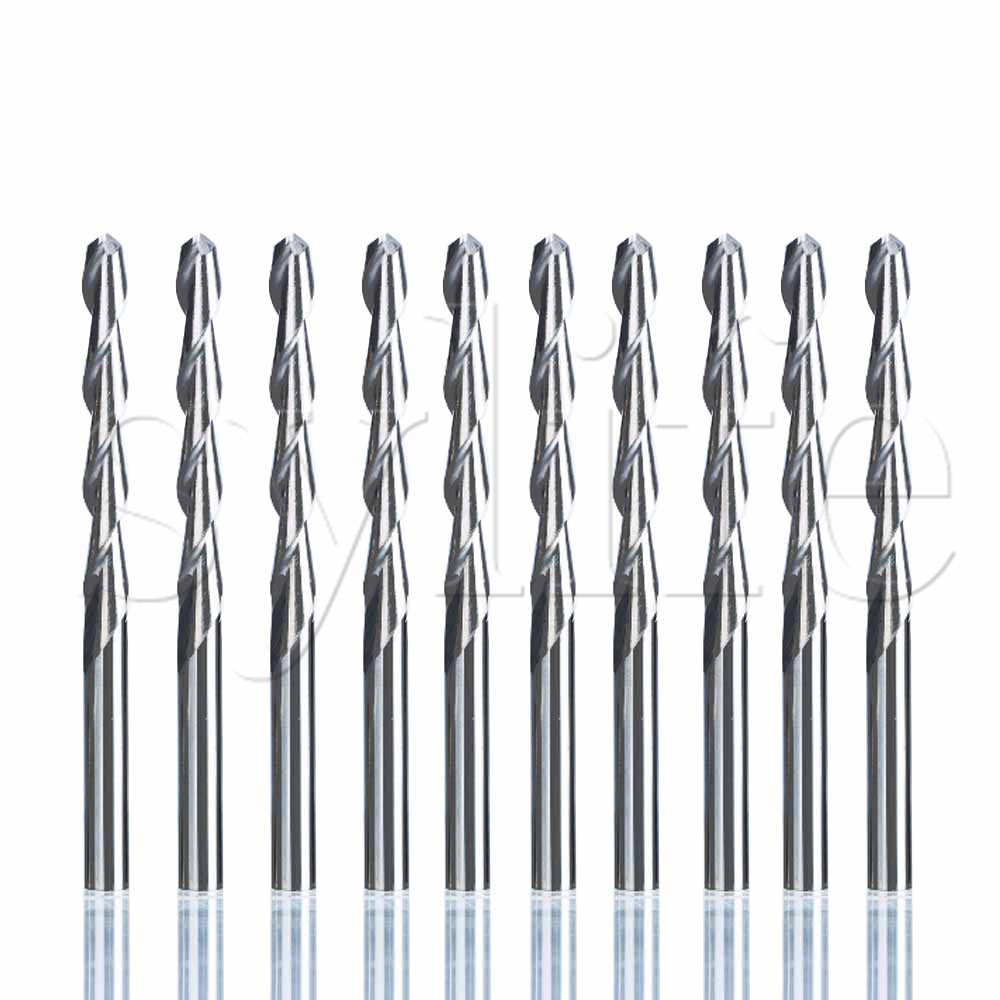 10pcs Double Flute Spiral Cutt - Power Tools Kobalt 评论和价格
