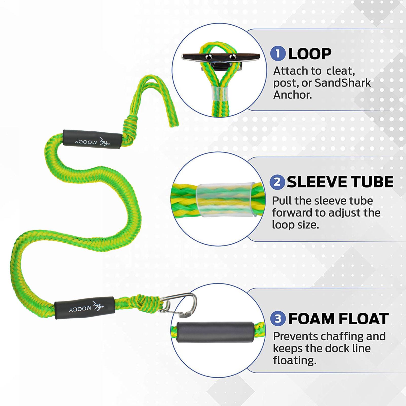 Boat Dock Lines Cords Docking  - Power Tools Green 评论和价格