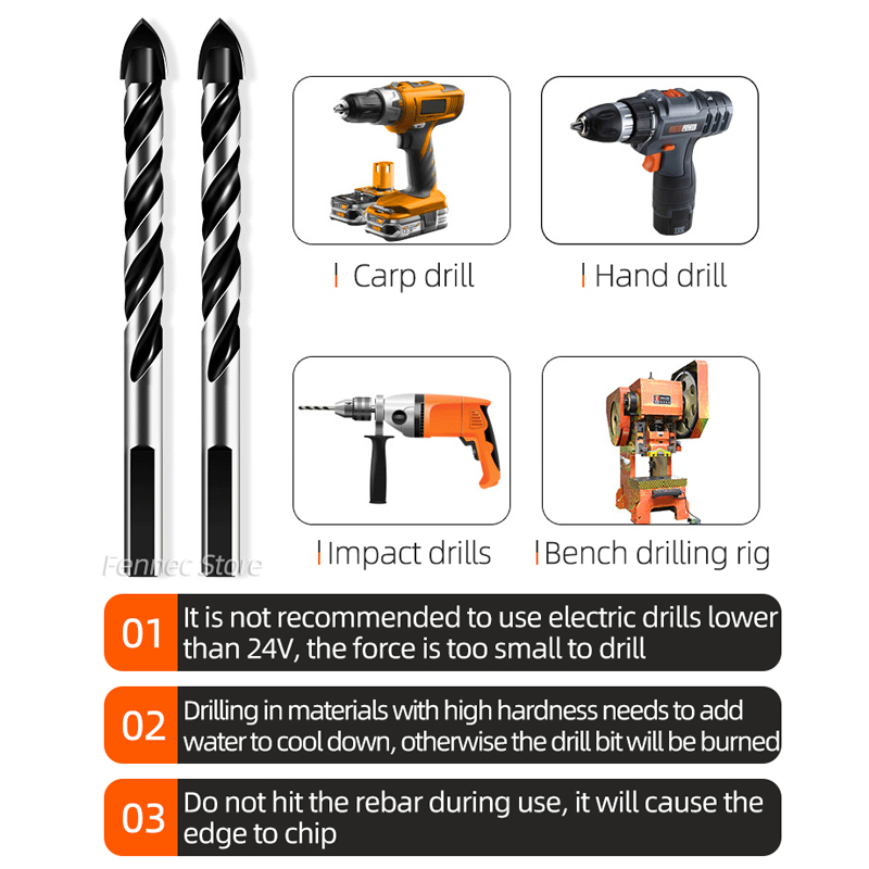 6-12 Mm Triangular Drill Set B - Power Tools Kobalt 评论和价格