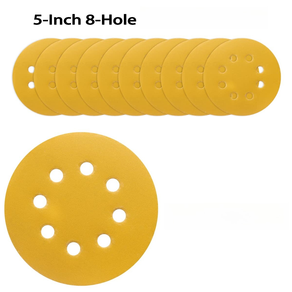 10-100PCS 5 Inch 8 Hole Sandin - Random Orbital Sander 评论和价格