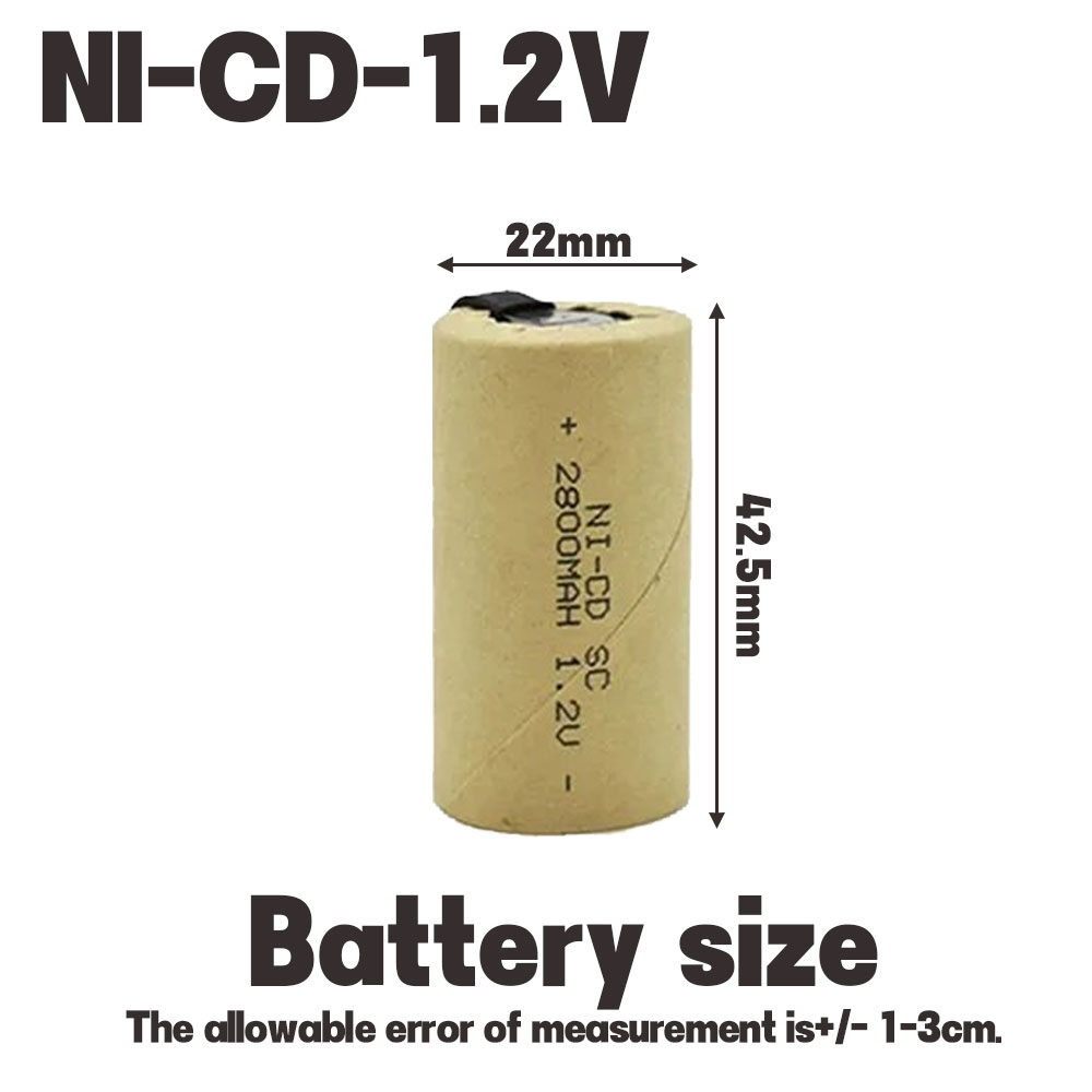 2800mAh 1.2V Ni-Cd Rechargeabl - Power Tools Ltd 评论和价格