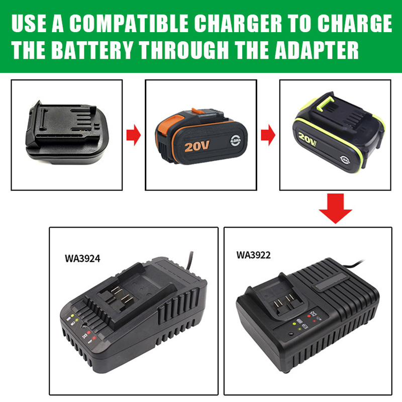 Battery Adapter Converter for  - Power Tools Green 评论和价格