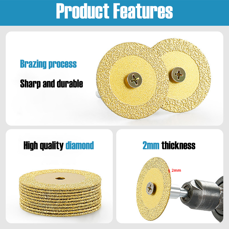40mm Braze Diamond Saw Blade M - Power Tools Jack 评论和价格