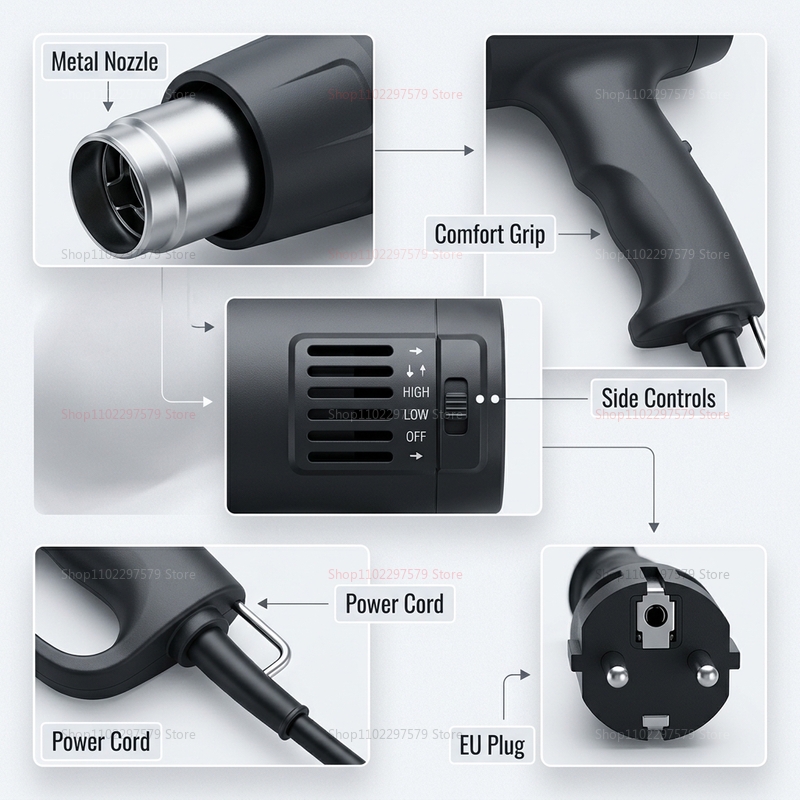 2026New Hot Air Gun 2500W Vari - Heat Gun Variable 评论和价格