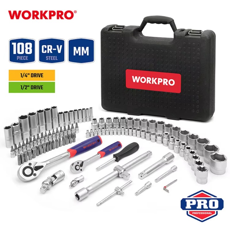 108pcs Professional Mechanics  - Power Tools Repairs 评论和价格