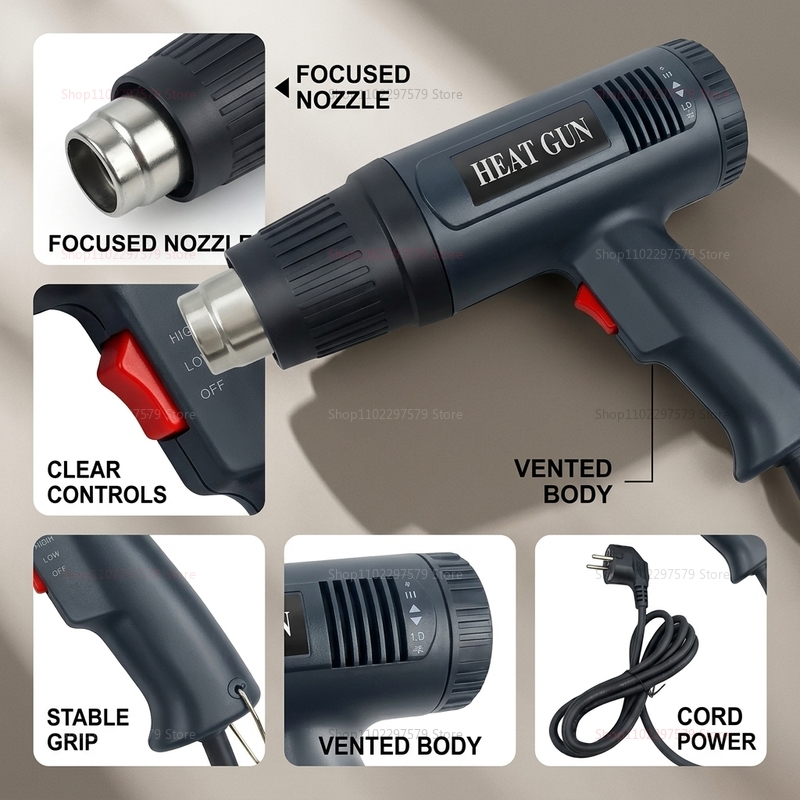 Hot Air Gun 220V Heat Gun 2000 - Heat Gun Variable 评论和价格
