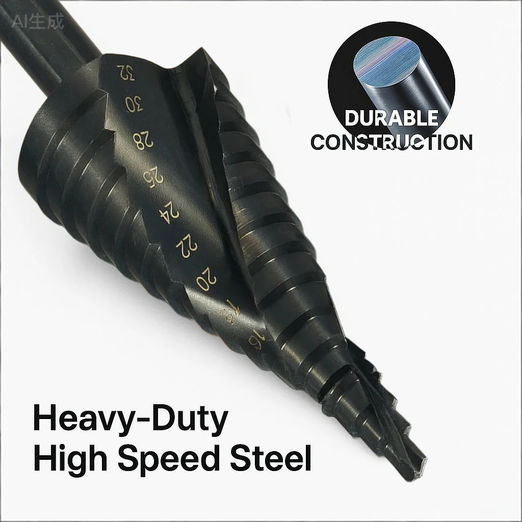 HSS Cobalt Step Drill Bit 4-32 - Power Tools Kobalt 评论和价格