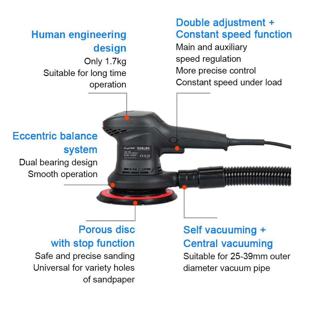 HONGMAI Orbit 3Mm Central Vacu - Random Orbital Sander 评论和价格