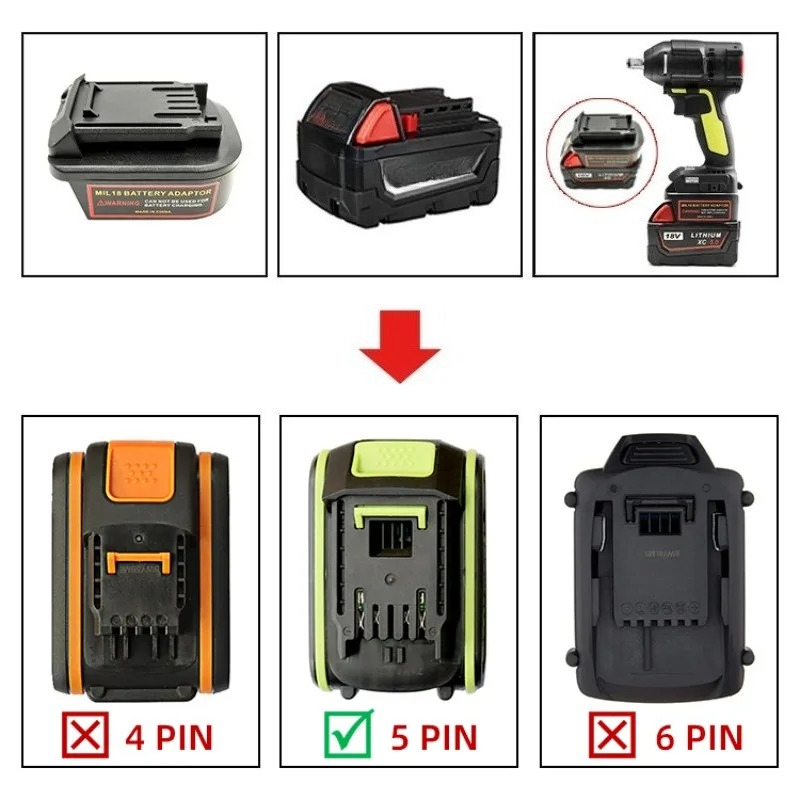 Battery Adapter Converter for  - Power Tools Green 评论和价格