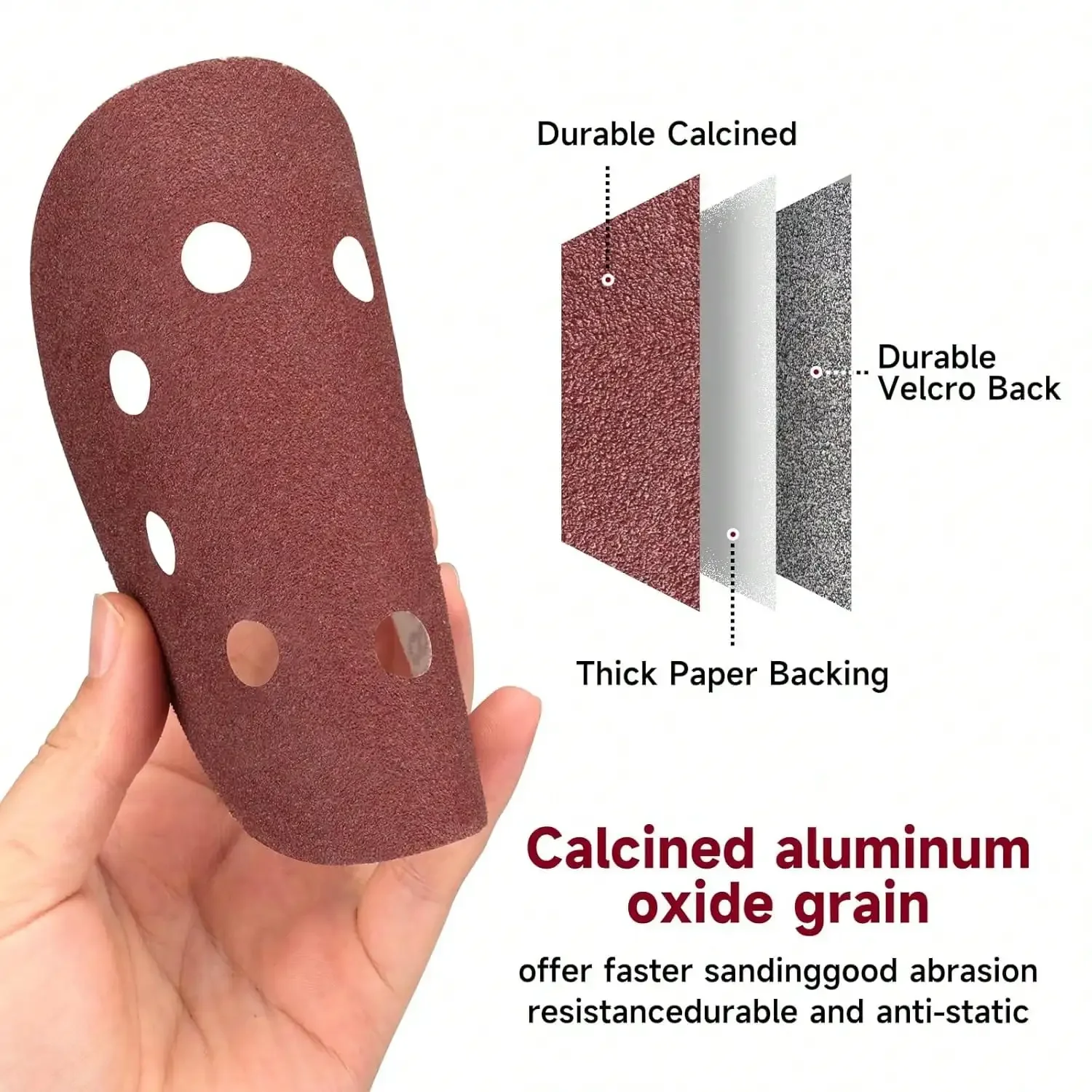30 PCS 12.7cm/5in Sanding Disc - Random Orbital Sander 评论和价格