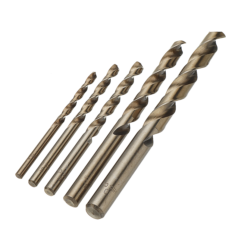 5Pcs 4/5/6/8/10mm M35 HSS-Co C - Power Tools Kobalt 评论和价格