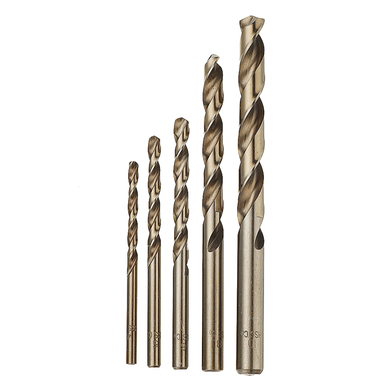5Pcs 4/5/6/8/10mm M35 HSS-Co C - Power Tools Kobalt 评论和价格