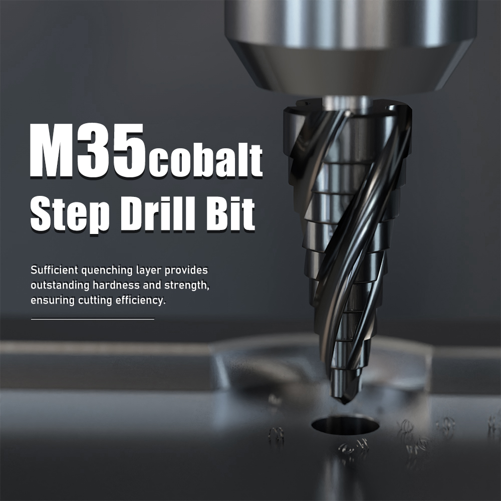 M35 Cobalt 4-Flute Step Drill  - Power Tools Kobalt 评论和价格