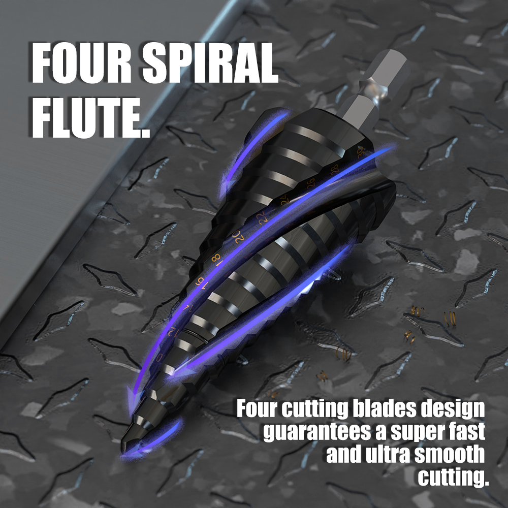 M35 Cobalt 4-Flute Step Drill  - Power Tools Kobalt 评论和价格