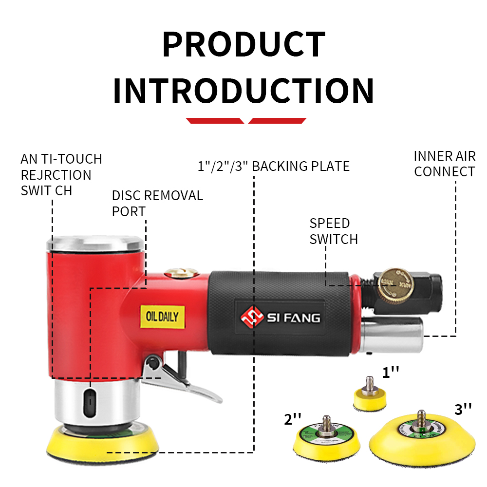 SIFANG Random Orbit Air Sander - Random Orbital Sander 评论和价格