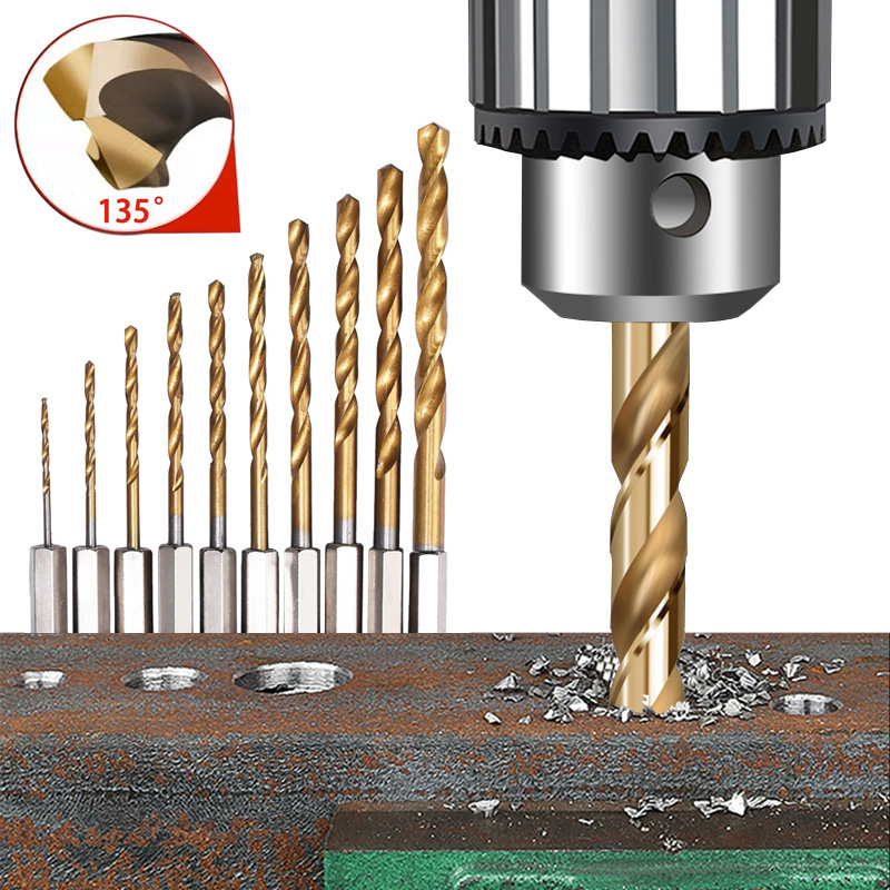 3/7/13PCS 1/4Hex Shank Twist D - Power Tools Kobalt 评论和价格